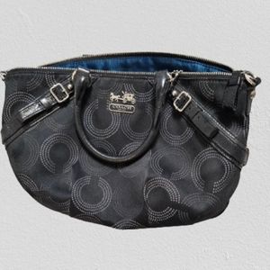 Medium Black Coach Handbag